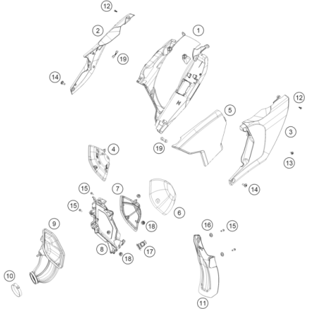 BOITE A AIR HUSQVARNA 300...